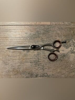 Professional Stainless Steel Haircutting Scissors - Silver